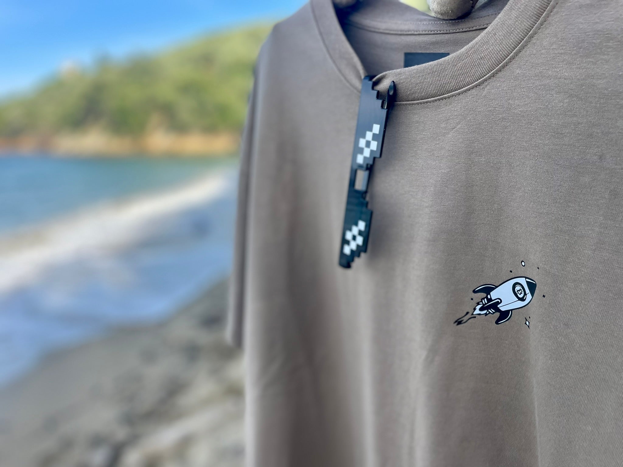 T-Shirt unisex oversized fit - TO THE MOON - 1.JPEG