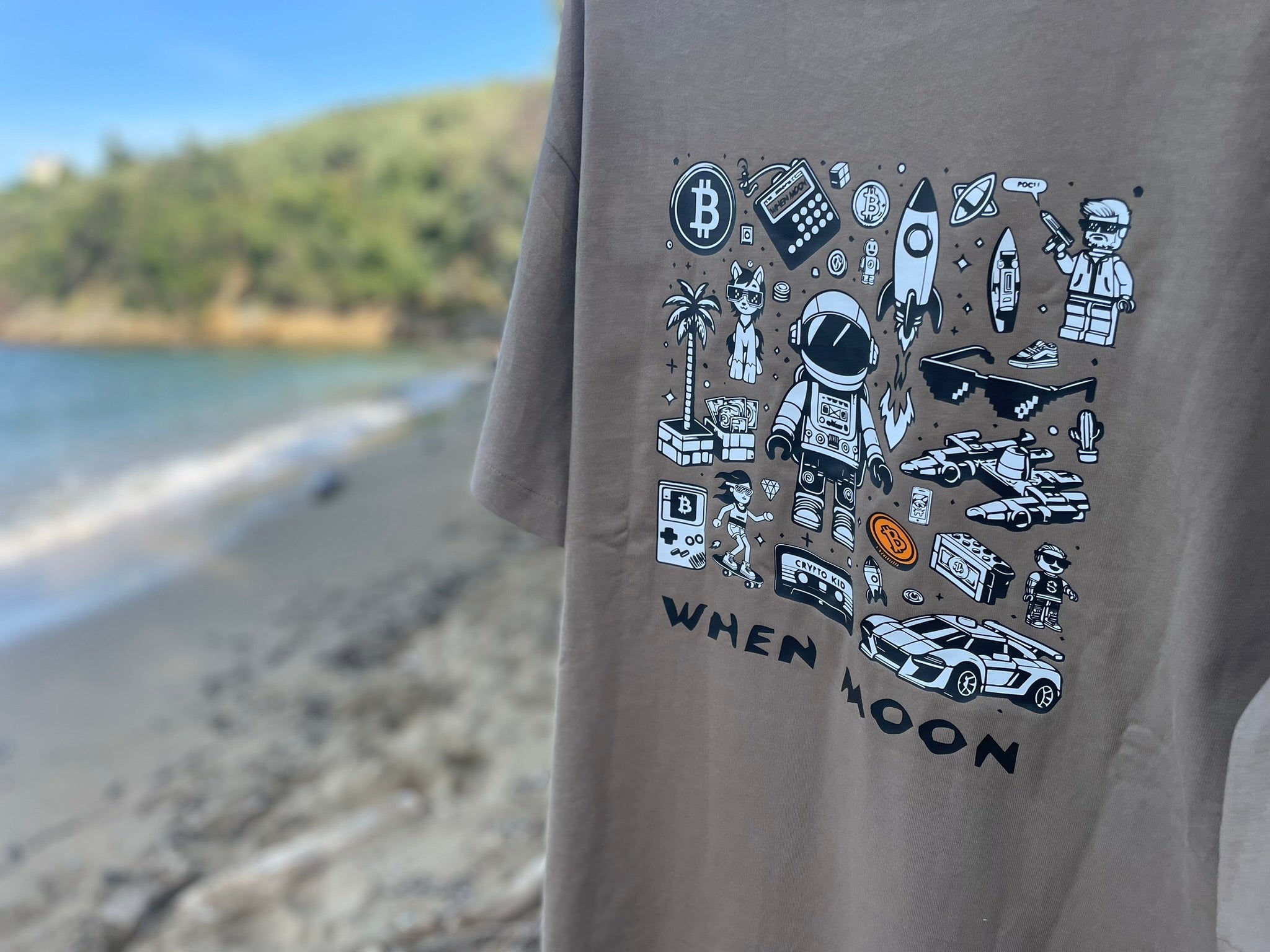 T-Shirt unisex oversized fit - TO THE MOON - 2.JPEG