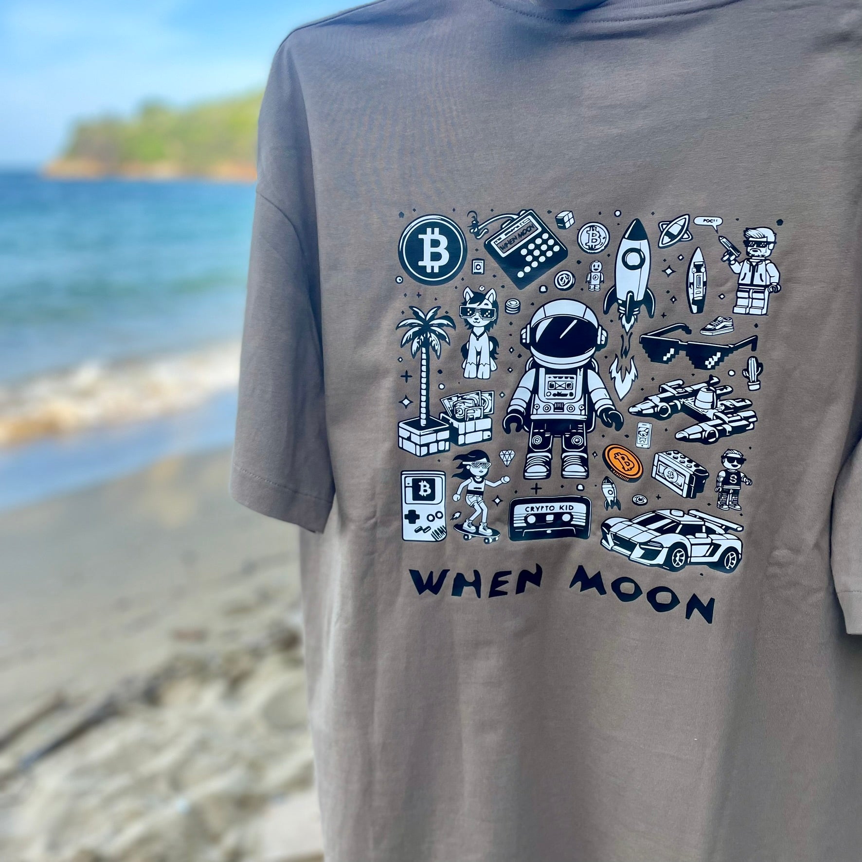 T-Shirt unisex oversized fit - TO THE MOON - 3.JPEG