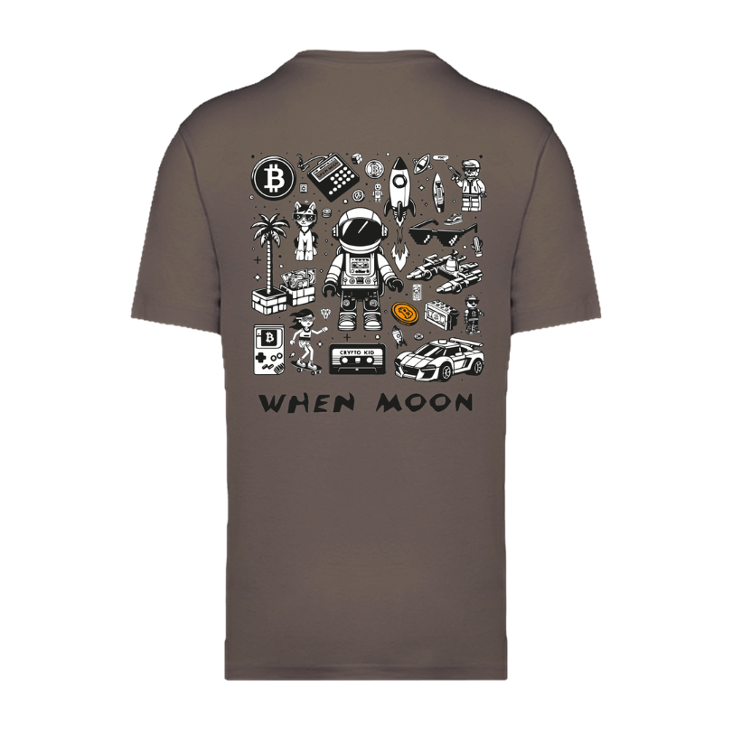 T-Shirt unisex oversized fit - TO THE MOON - back.png